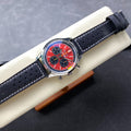TOP TIME B01 CHEVROLET CORVETTE STEEL CASE RED MIX BLACK DIAL