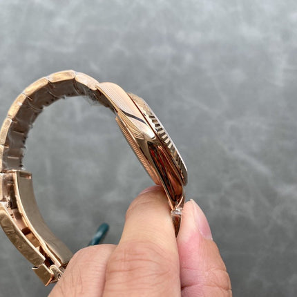 SKY-DWELLER 42 ROSE GOLD BROWN DIAL
