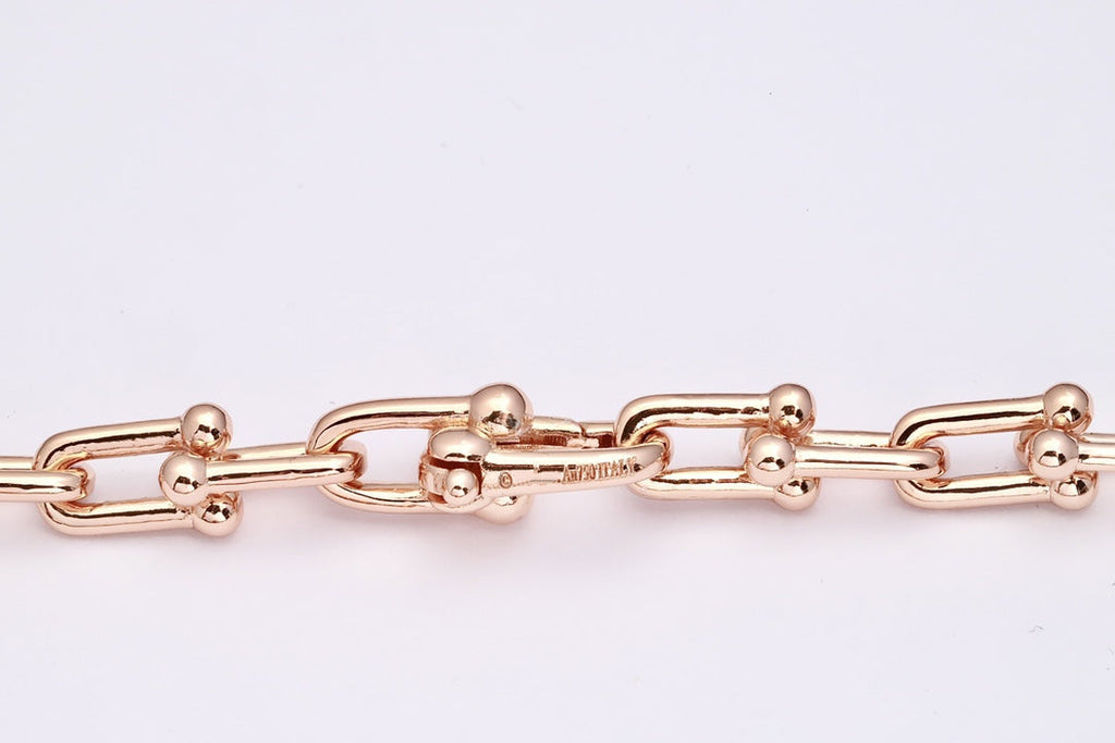 HARDWARE PINK GOLD WRAP NECKLACE