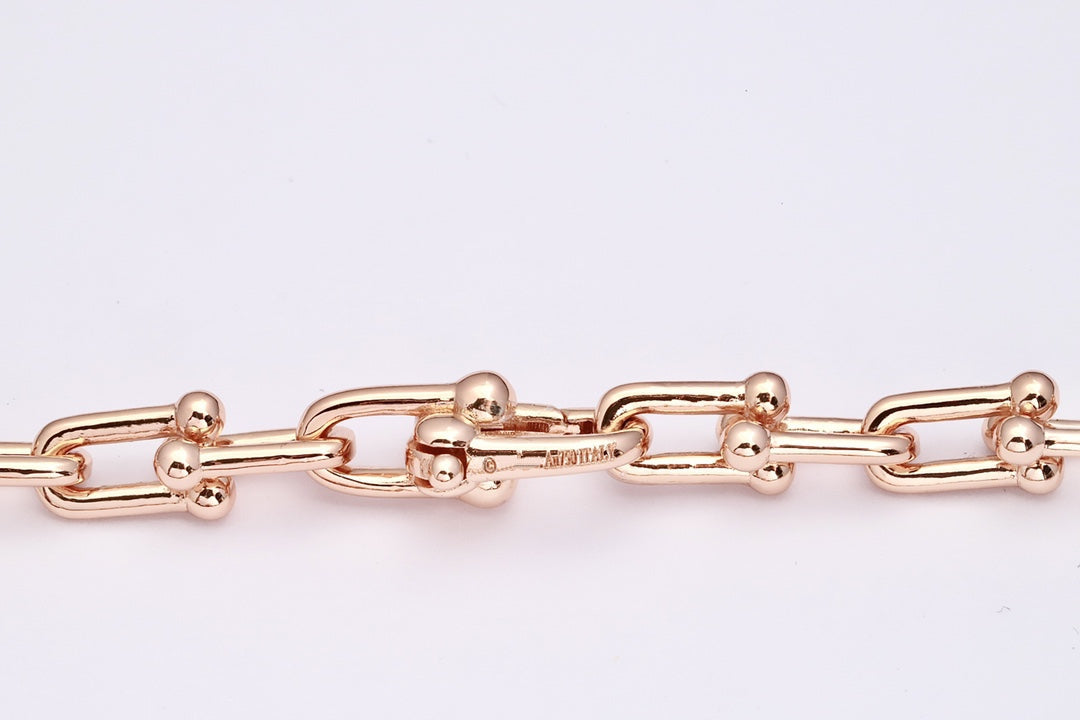 HARDWARE PINK GOLD WRAP NECKLACE