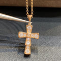 CROCE PEDANT DIAMOND NECKLACE