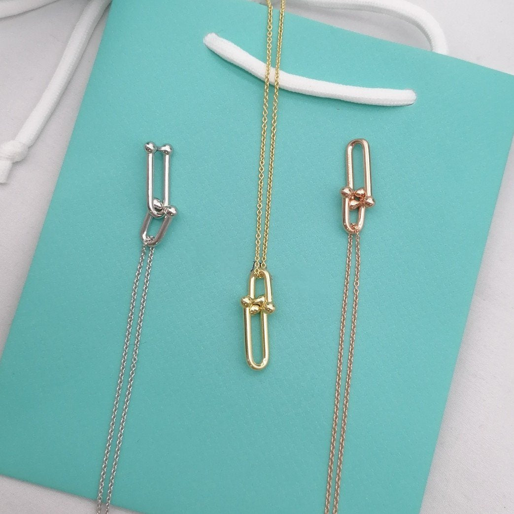 HARDWARE GOLD DROP PEDANT NECKLACE