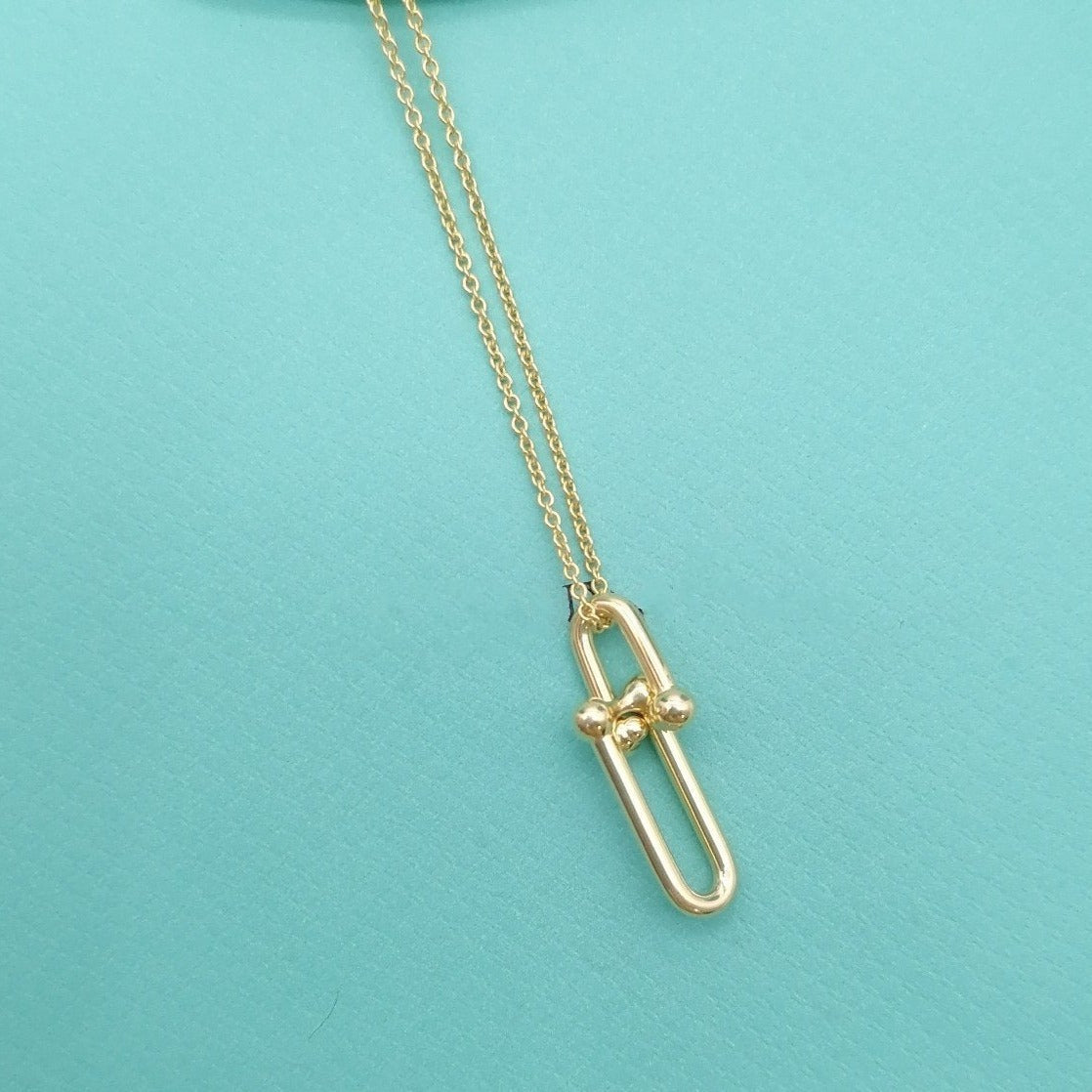 HARDWARE GOLD DROP PEDANT NECKLACE