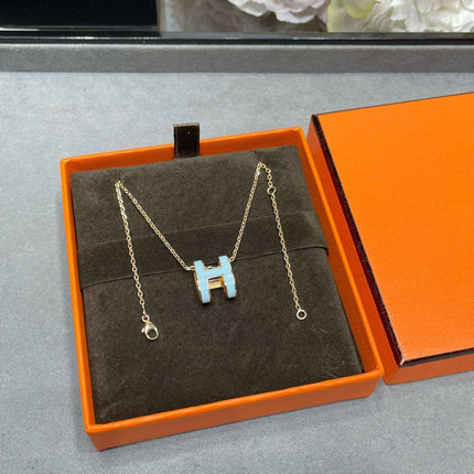 POP H SKY BLUE NECKLACE
