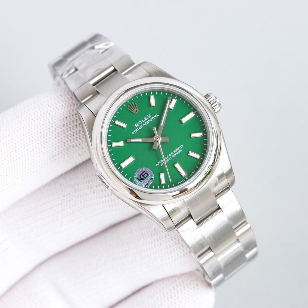 OYSTER PERPETUAL 31MM GREEN DIAL