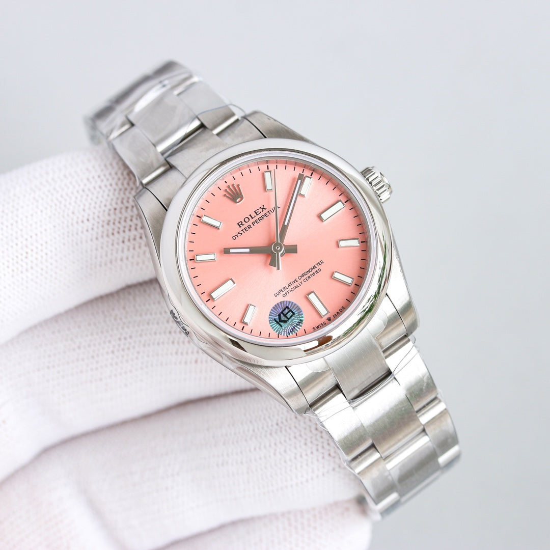 OYSTER PERPETUAL 31MM PINK DIAL