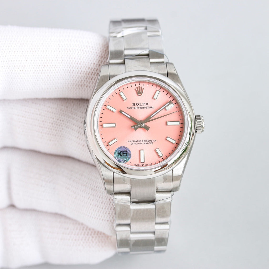 OYSTER PERPETUAL 31MM PINK DIAL