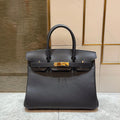 HM BIRKIN 30CM BLACK SWIFT LEATHER GOLD HARDWARE