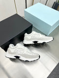 CC TRAINERS TWEED  GREY WHITE CALFSKIN