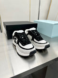 CC SNEAKER TRAINER BLACK WHITE
