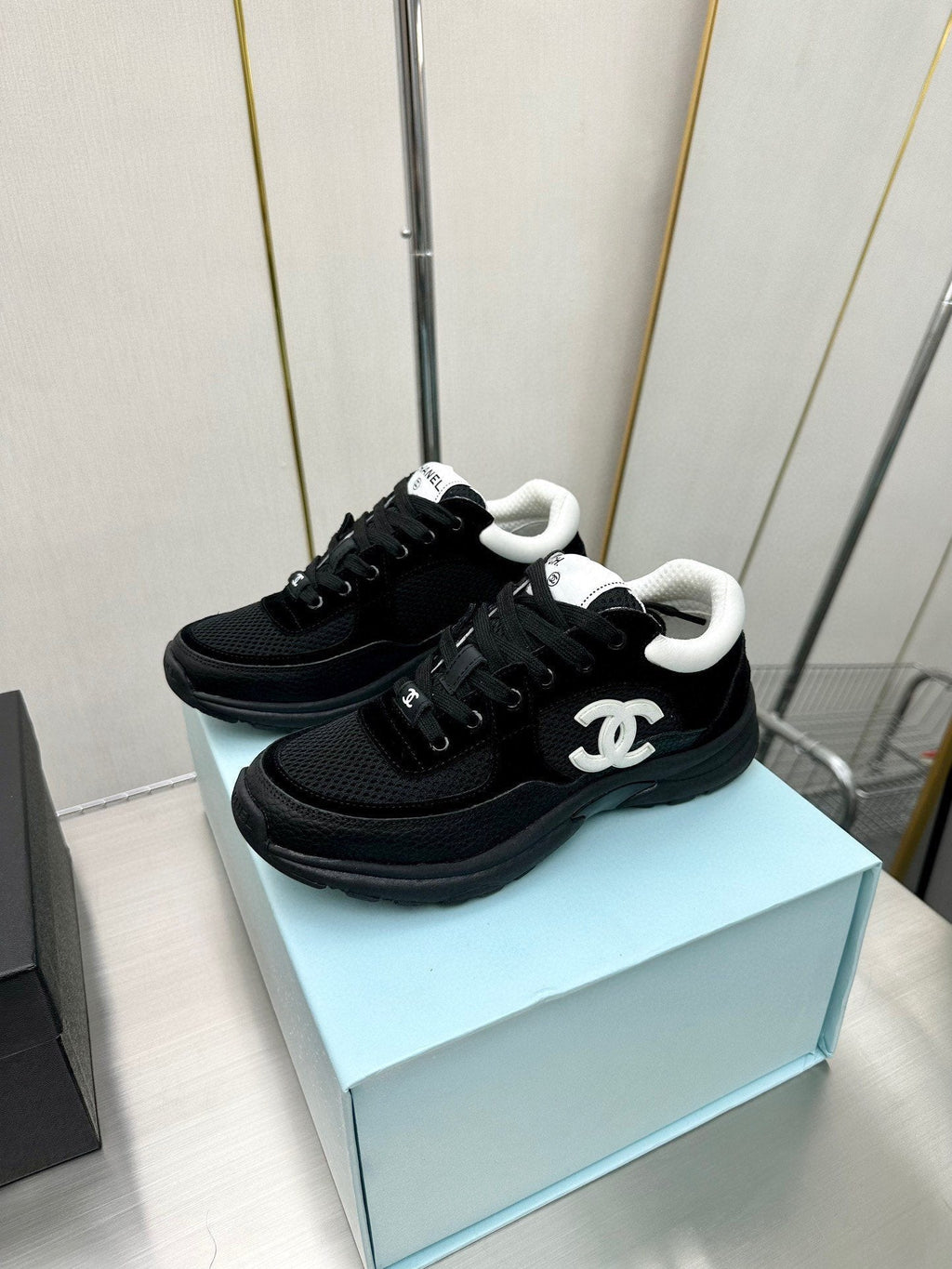 CC SNEAKER TRAINER BLACK