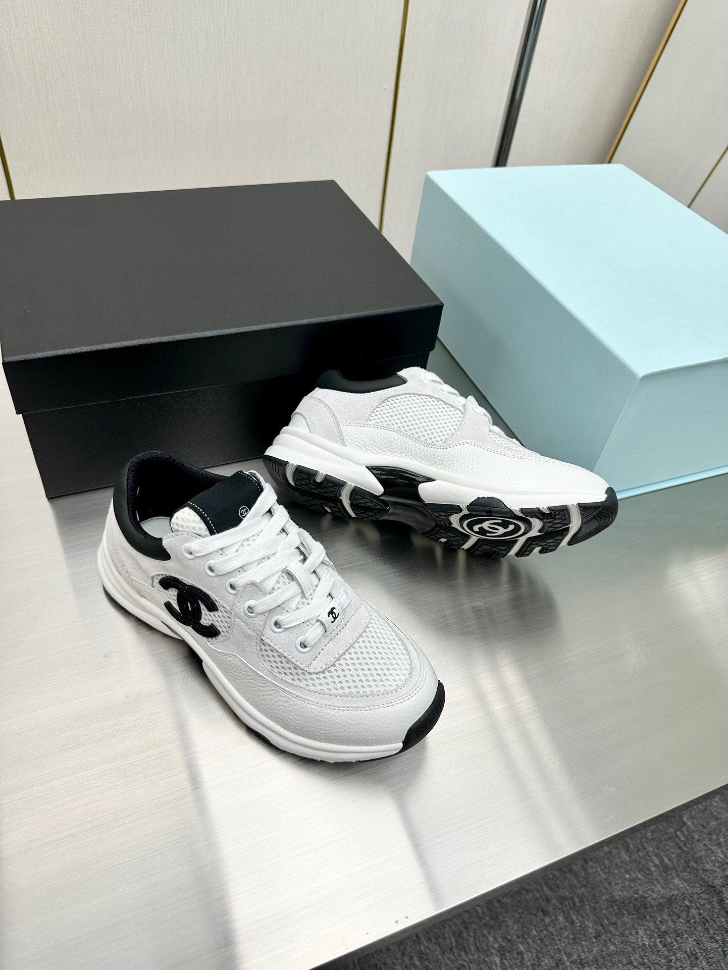 CC SNEAKER TRAINER WHITE