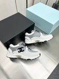 CC LOW TOP TRAINER WHITE GREY SNEAKERS