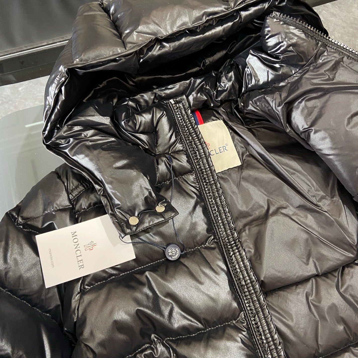 MONCLER KID JACKET IN BLACK