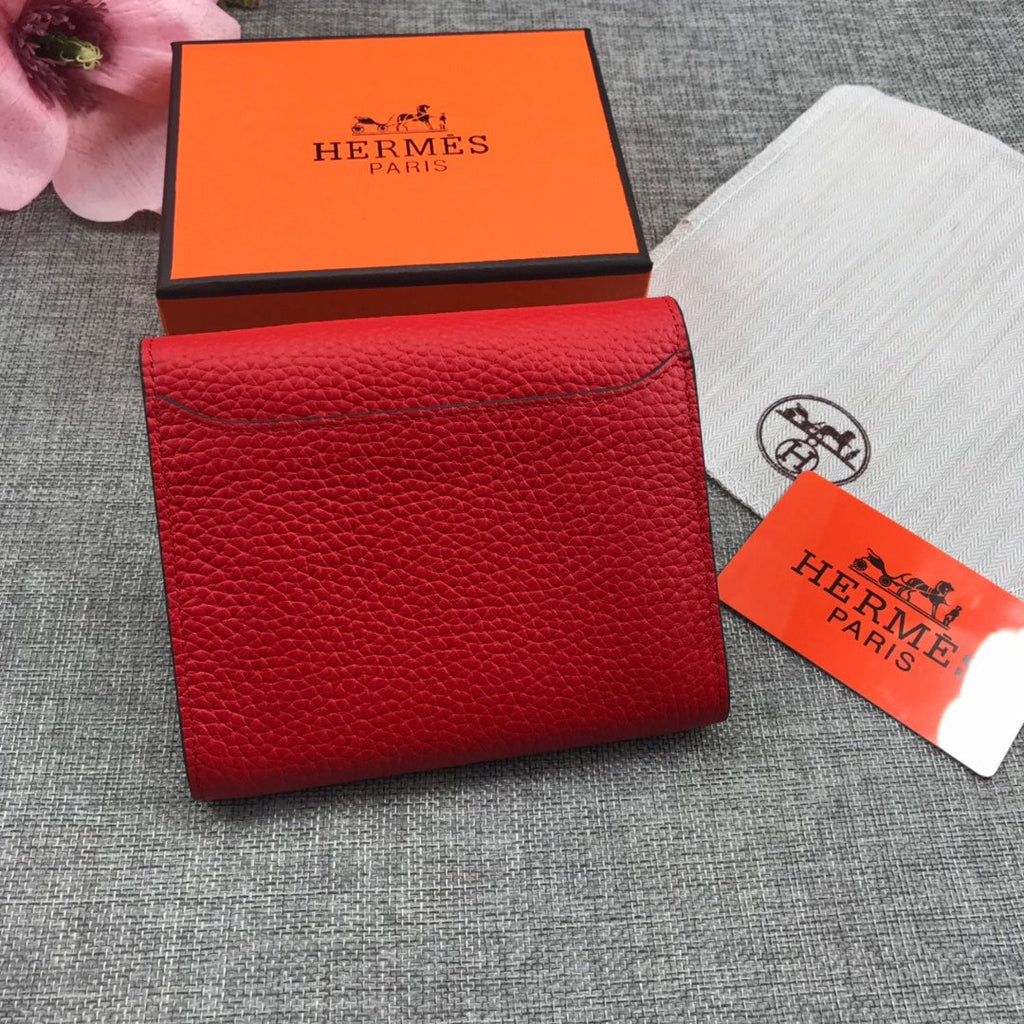 HM CONSTANCE 13 RED GRAINED CALFSKIN