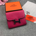 HM CONSTANCE 13 RED PINK GRAINED CALFSKIN