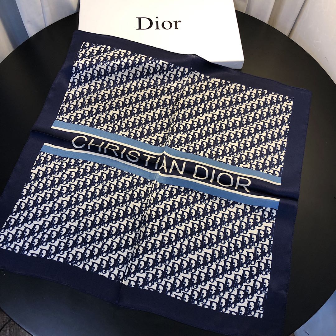 DIOR 26S SCARF 50CM IN SILK 198096