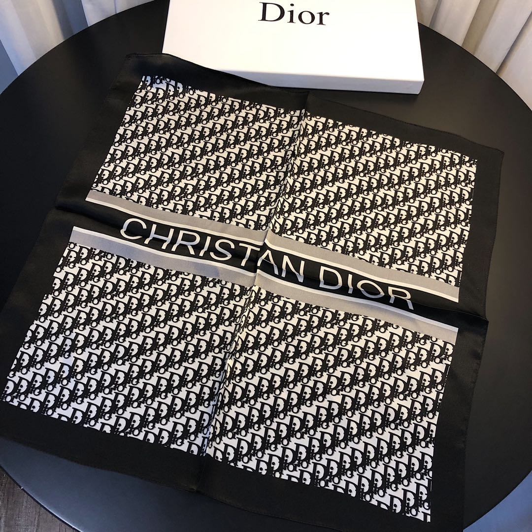 DIOR 26S SCARF 50CM IN SILK 198095