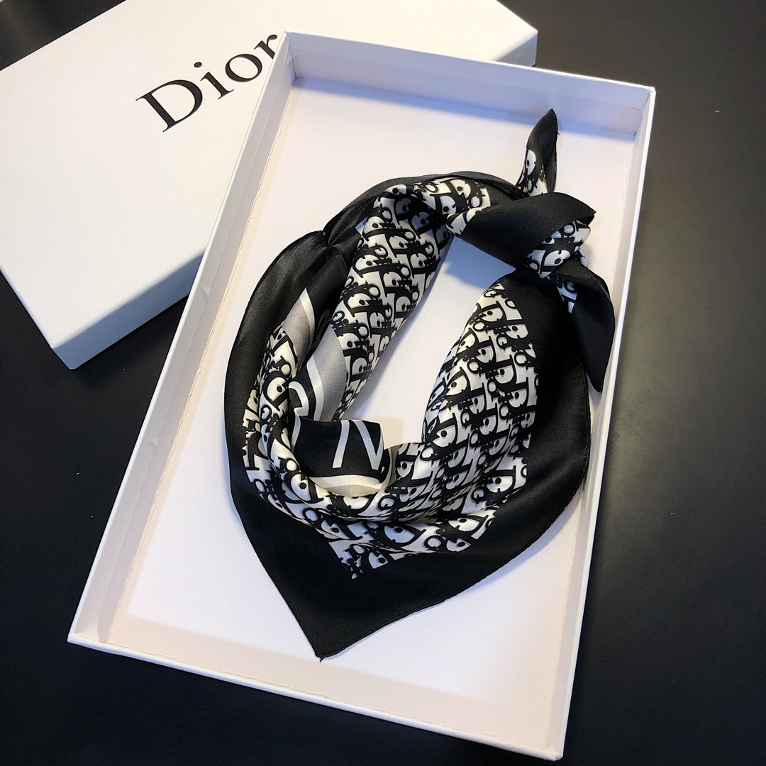 DIOR 26S SCARF 50CM IN SILK 198095