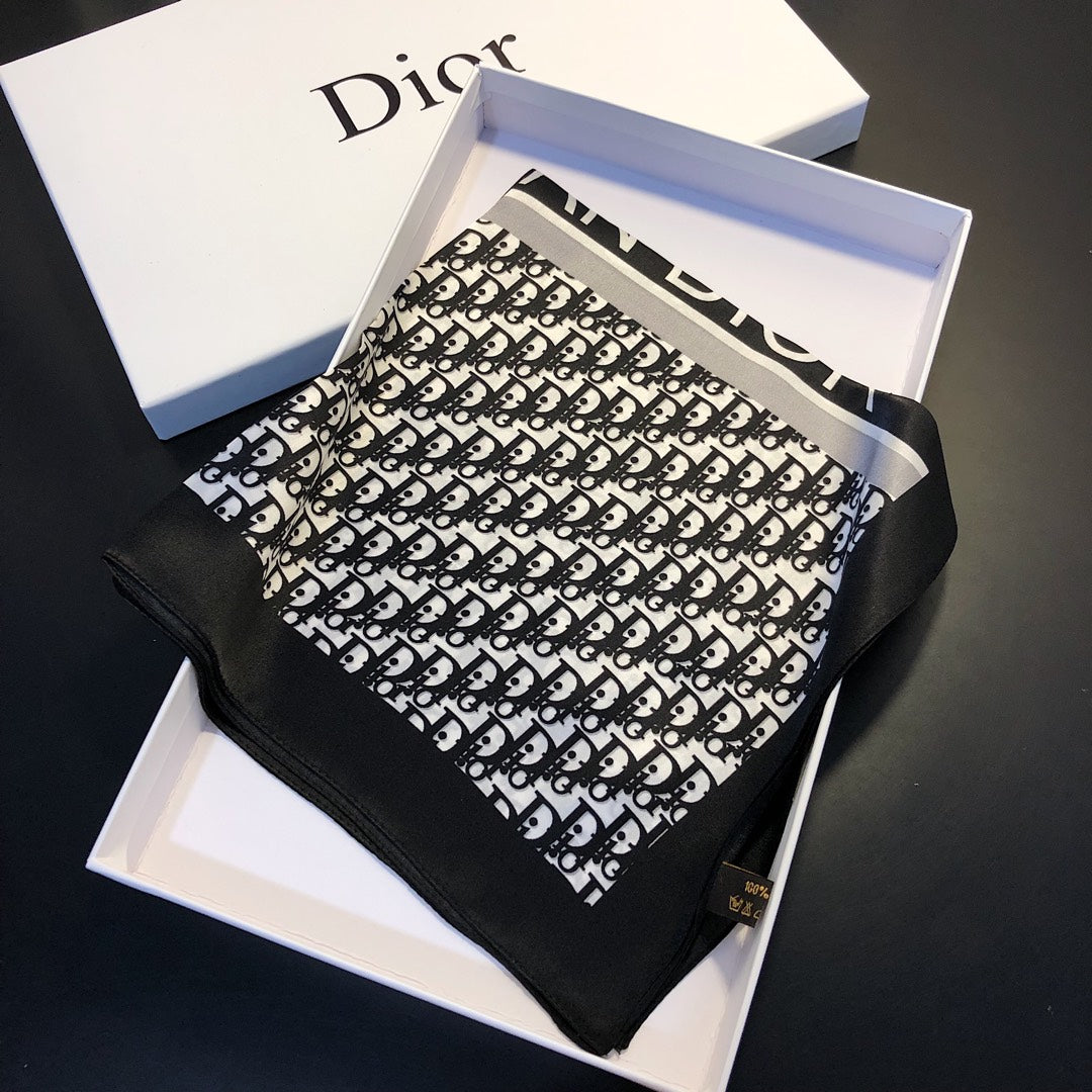 DIOR 26S SCARF 50CM IN SILK 198095