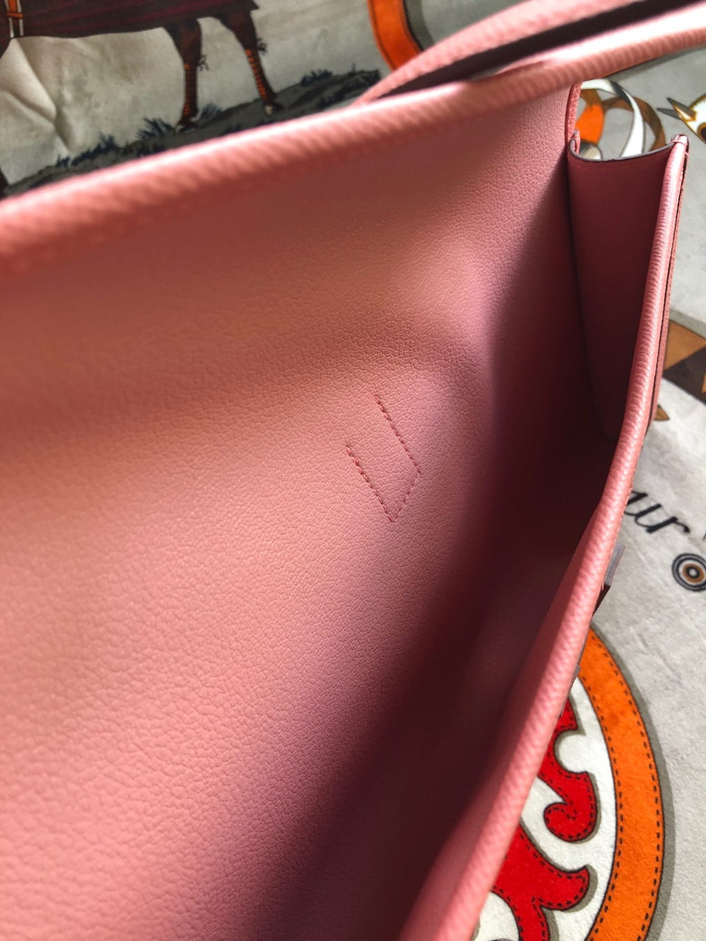 JIGE ELAN 29 CLUTCH IN BALLERINA PINK CALFSKIN