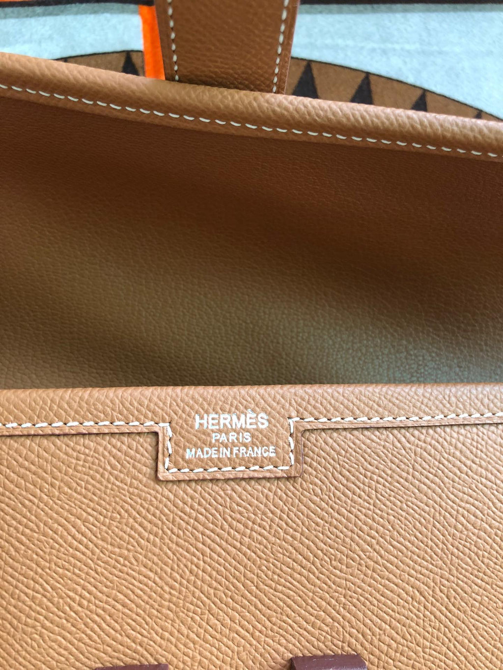 JIGE ELAN 29 CLUTCH IN BRONZE BROWN CALFSKIN