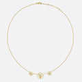 ROSE DES VENTS 3 MOTIF GOLD MOP NECKLACE