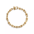 HARDWARE SMALL LINK 26 MOTIF GOLD BRACELET