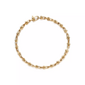 HARDWARE MICRO LINK 44 MOTIF GOLD BRACELET