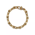 HARDWARE MEDIUM LINK 20 MOTIF GOLD BRACELET