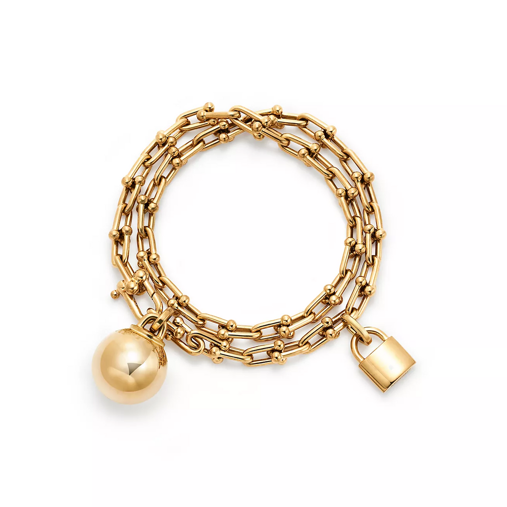 HARDWARE SMALL WRAP GOLD BRACELET