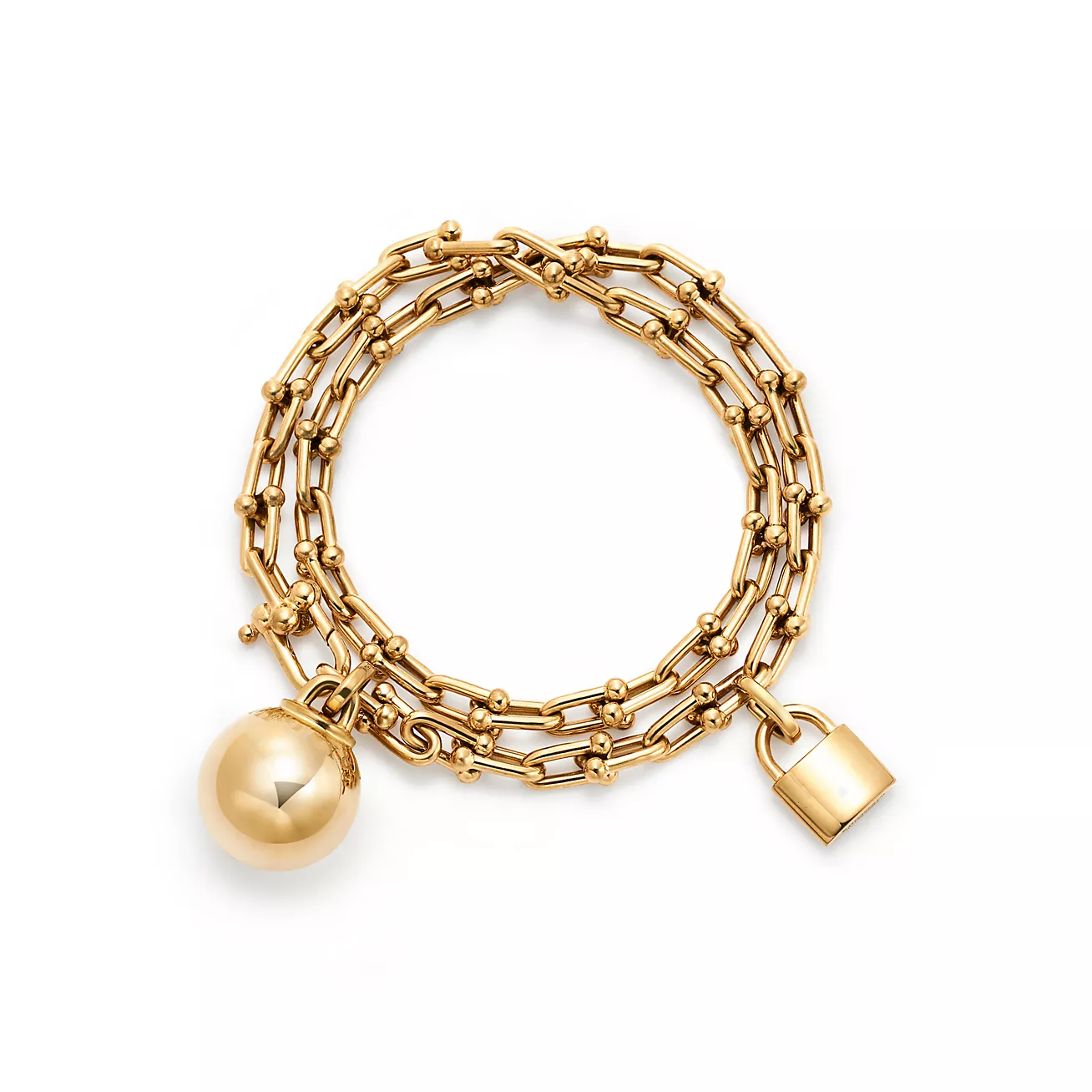 HARDWARE SMALL WRAP GOLD BRACELET