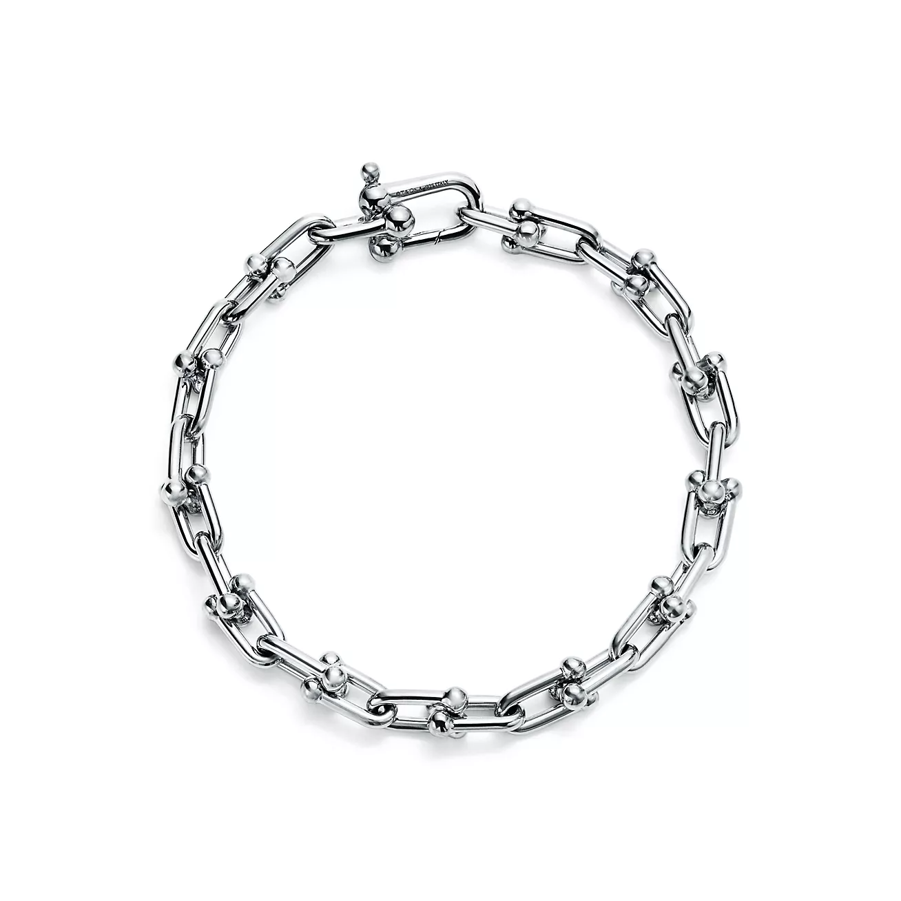 HARDWARE SMALL LINK 26 MOTIF SILVER BRACELET