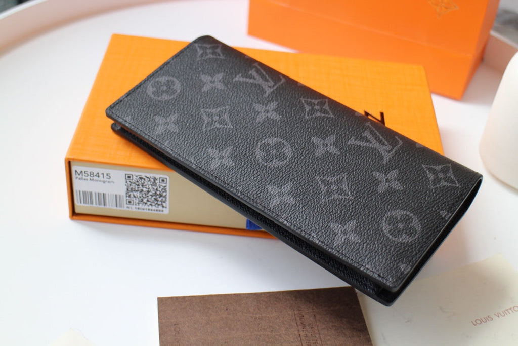 LV 25S FUJIWARA HIROSHI WALLET 19 IN MONOGRAM ECLIPSE COATED CALFSKIN