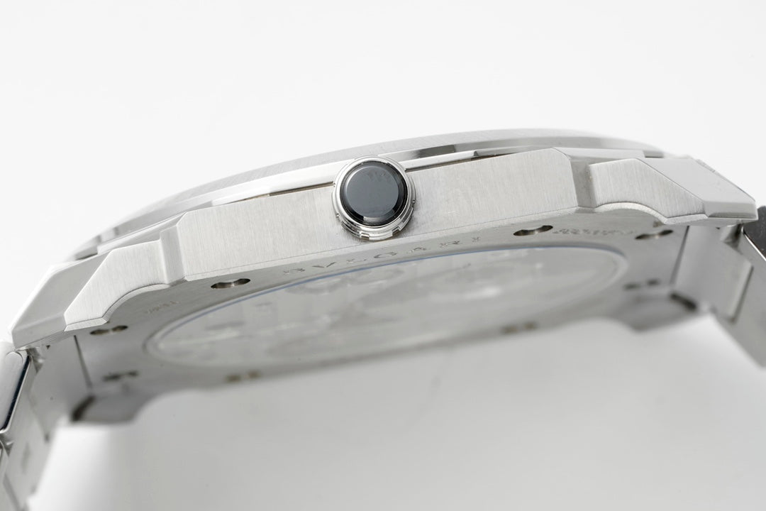 OCTO FINISSIMO AUTOMATIC STEEL CASE BLUE DIAL