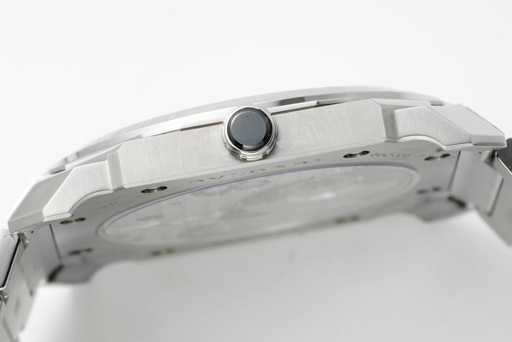 OCTO FINISSIMO AUTOMATIC STEEL CASE BLACK DIAL