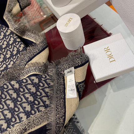 DIOR 26S SCARF 140 IN CASHMERE AND SILK 513692