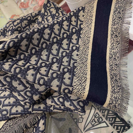 DIOR 26S SCARF 140 IN CASHMERE AND SILK 513692