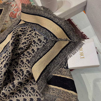 DIOR 26S SCARF 140 IN CASHMERE AND SILK 513692
