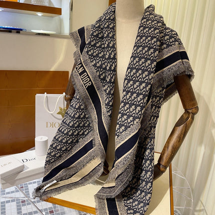 DIOR 26S SCARF 140 IN CASHMERE AND SILK 513692