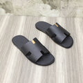 HM IZMIR SANDAL BLACK CALFSKIN
