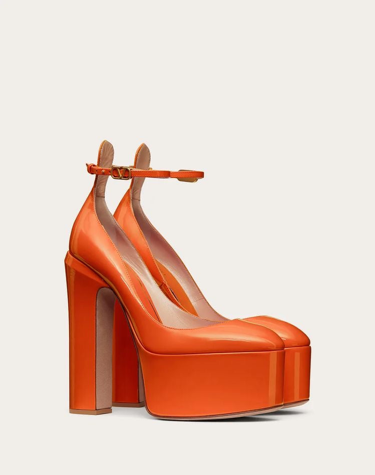 GARAVANI PLATFORM PUMPS IN MULTICOLOR CALFSKIN