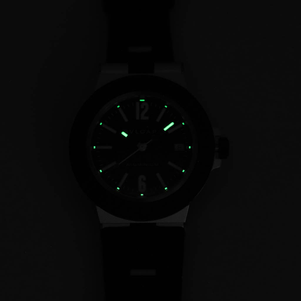 BVLGARI ALUMINIUM AUTOMATIC BLACK DIAL