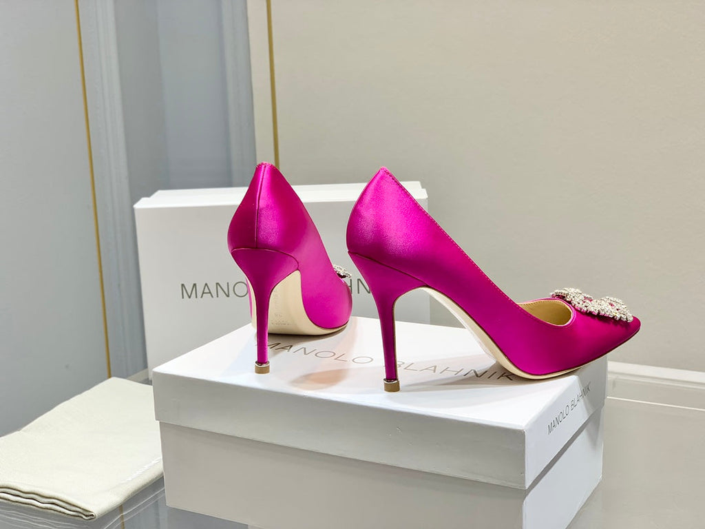 CLASSIC SNOWFLAKE IN PINK SILK MIX CALFSKIN