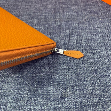 HM SILK'IN CLASSIC WALLET 19 BRONZE GRAINED CALFSKIN