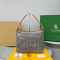 HOBO BOHÈME 34 IN BROWN GOYARDINE CANVAS AND CALFSKIN