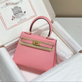 HM KELLY 20 BABY PINK EPSOM GOLD-TONE HARDWARE