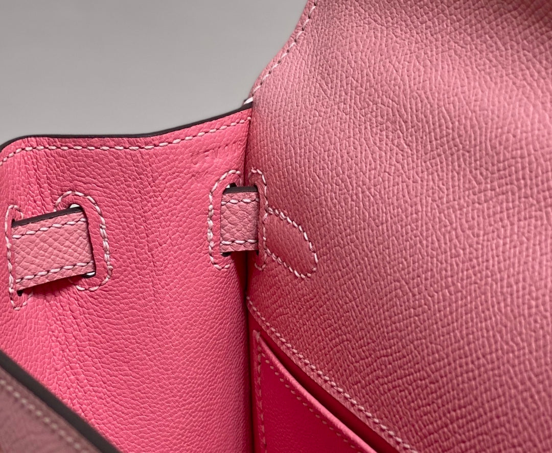 HM KELLY 20 BABY PINK EPSOM GOLD-TONE HARDWARE