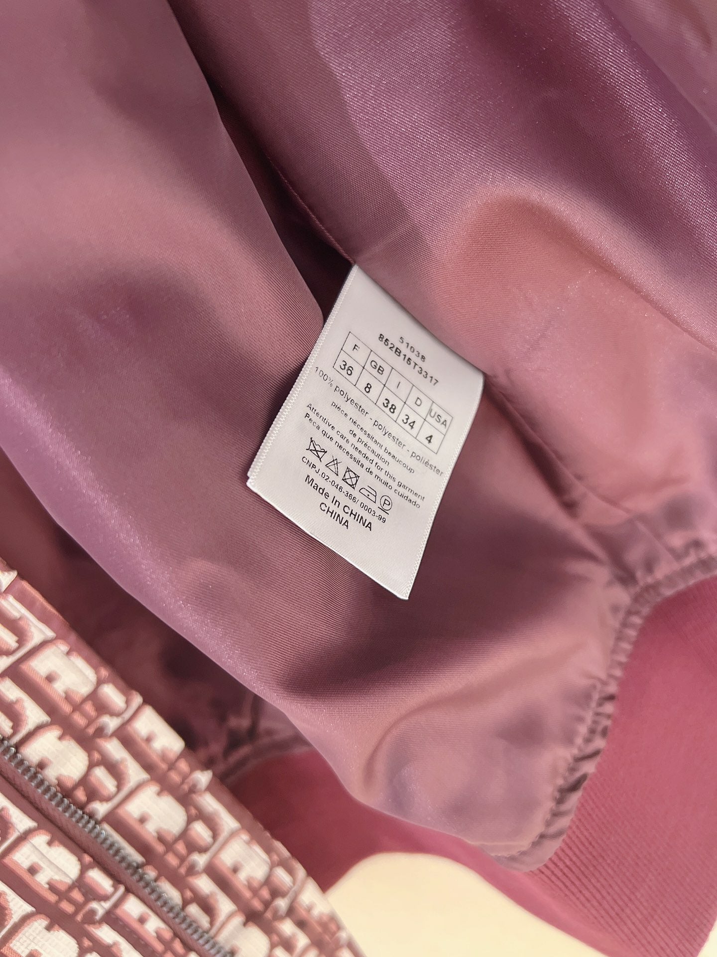 DIOR 25S VARSITY JACKET STYLE 005