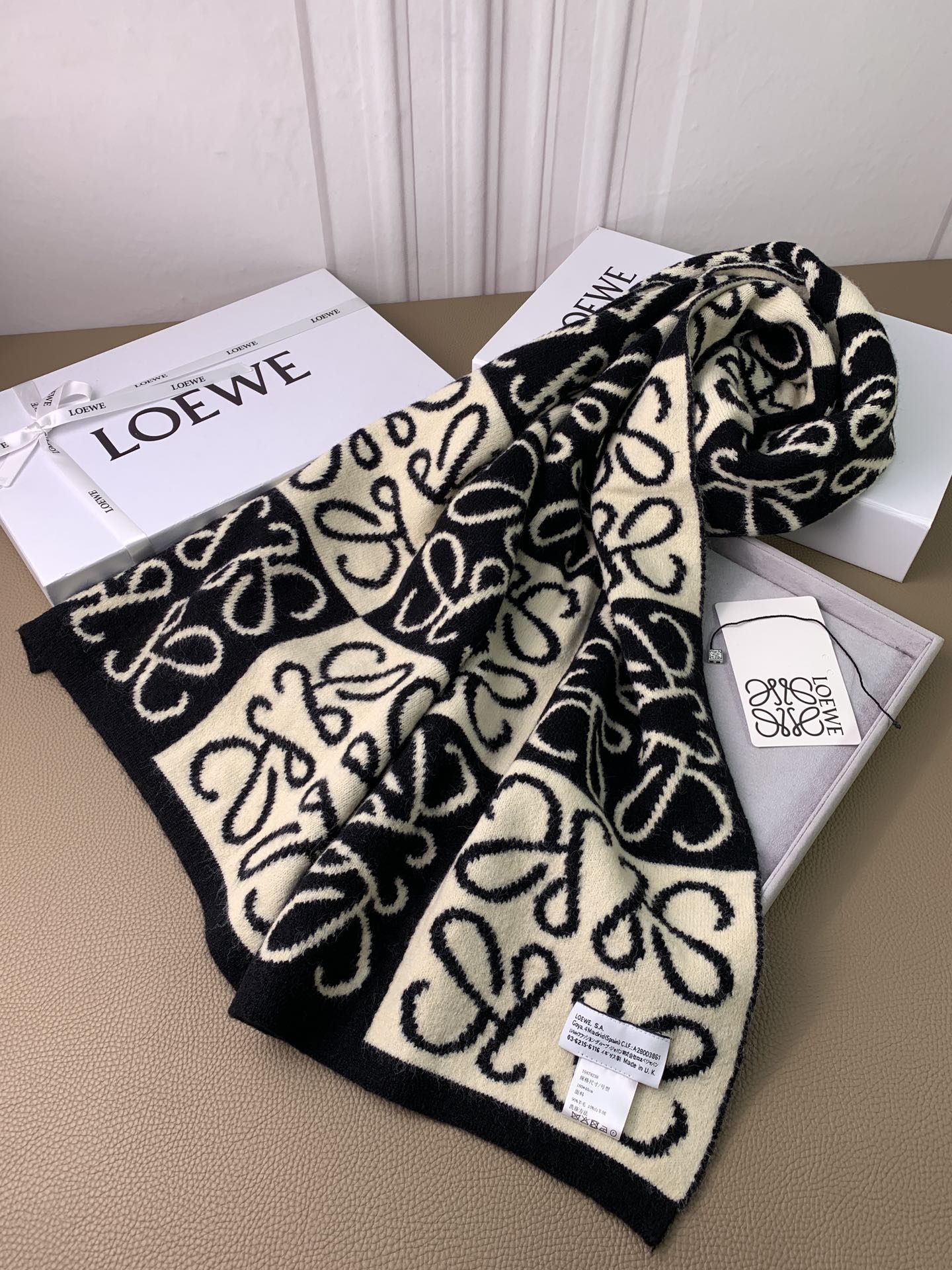 LOEWE 26S SCARF 190 IN CASHMERE 130196